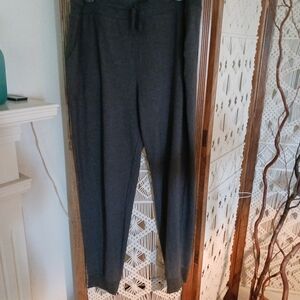 Garnet Hill Charcoal Travel Pants
